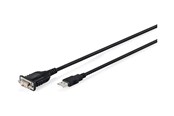 Netwerk - kabel - DIGITUS serial console cable - black - Zwart - DA-70172