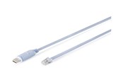 Netwerk - kabel - DIGITUS serial console cable - light blue - Blauw - DA-70173