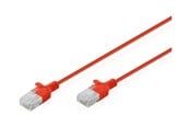 Netwerk - kabel - DIGITUS patch cable - red - Rood - DK-1618-003S-R