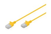 Netwerk - kabel - DIGITUS patch cable - yellow - Geel - DK-1618-020S-Y