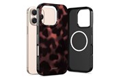 Mobiel - Covers & Cases - Tech-Protect Lamano MagSafe Case for iPhone 16 Pro Max - Black & Red - 5906302334513