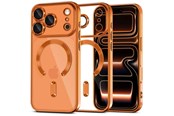 Mobiel - Covers & Cases - Tech-Protect MagFlex MagSafe Case for iPhone 17 Pro Max - Clear Orange - 5906302334629