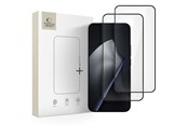 Mobiel - Beschermend glas - Tech-Protect Glass Fit+ 2-pack Tempered Glass for Xiaomi 15T / 15T Pro - Black - 5906302334667