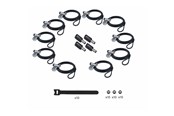 Systeemaccessoires - StarTech.com Startech - security cable lock - 3-in-1 keyed alike/combination security cable lock anti-theft - TAA Compliant - UDUOKA10-LAPTOP-LOCK