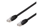 Netwerk - kabel - Deltaco patch cable - 50 m - black - Zwart - 50m - TP-650UV