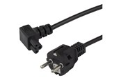 Voedingskabel (intern) - Deltaco - power cable - power CEE 7/7 to IEC 60320 C5 - 5 m - DEL-121-5