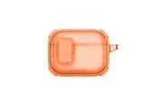 Mobiel - Overige accessoires - AmazingThing Titan Pro Mag Case Clear for AirPods Pro 3 - Orange - APRO3TPOG