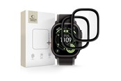 Mobiel - Beschermend glas - Tech-Protect 2-pack Tempered Glass for Apple Watch Ultra 49mm - Black - 5906302335640
