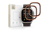 Mobiel - Beschermend glas - Tech-Protect 2-pack Tempered Glass for Apple Watch Ultra 49mm - Orange - 5906302335657