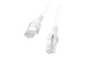 Netwerk - kabel - Lanberg patch cable - white RAL 9010 - Wit - PCU6-10CC-0050-W