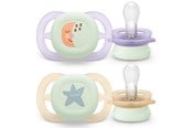 Babyspullen - Philips Avent Pacifier ultra start Nighttime - SCF075/17