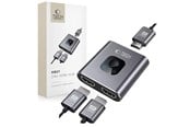 USB hub - Tech-Protect HB07 HUB Adapter 2in1 HDMI 4K 60HZ - Grey USB hub - 3 - Grijs - 5906302360949