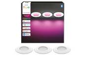 Smart Home - Philips Hue Slim recessed spotlight 90 mm White - 3-pack - 929004291002