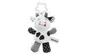 Speelgoed voor baby's - Akuku Plush hanging toy black/white COW - A0471