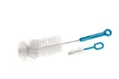 Babyspullen - Akuku Bottles cups and teats brush set BLUE - A0570