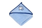 Babyspullen - Akuku Baby hooded towel 100x100 cm / blue - A0663