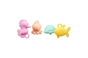 Babyspullen - Akuku silicone bath toys with a detachable bottom (4pcs) - A0711