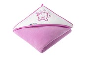 Babyspullen - Akuku Baby hooded towel 100 x 100 cm PINK/TIGER - A1253
