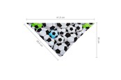 Babyspullen - Akuku Baby bandana (1 pc) snap fastener FOOTBALL - A1504