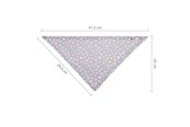 Babyspullen - Akuku Baby bandana (1 pc) snap fastener HEARTS - A1505