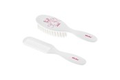 Babyspullen - Akuku Comb & hairbrush with nylon bristle lama - A0083