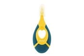 Babyspullen - Akuku First toothbrush 0-2y yellow/navy blue - A0158