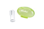Babyspullen - Akuku Silicone toothbrush and gums massager in case - A0264