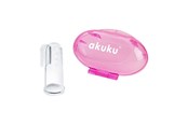 Babyspullen - Akuku Silicone toothbrush and gums massager in case - A0265