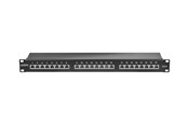 Systeemaccessoires - Lindy patch panel - 1U - 19" - 25990