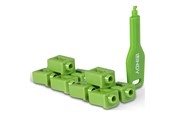 Accessoires - Lindy LAN port blocker with key - green - 47912