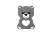Babyspullen - Akuku Silicone teether BEAR - A0460