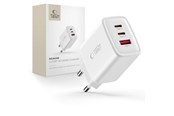 Mobiel - Adapters & Opladers - Tech-Protect NCA65W-GAN AC Charger 3-Ports 65W - White - 5906302336074