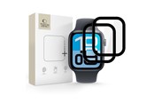 Mobiel - Beschermend glas - Tech-Protect Glass Flex+ 2-pack for Apple Watch 44mm - Black - 5906302336098
