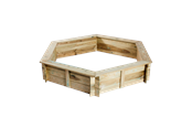 Buiten spelen - Nordic Play Zandbak 6-kantig NORDIC PLAY - 805-700