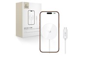 Mobiel - Adapters & Opladers - Tech-Protect A50 MagSafe 25W QI2.2 Wireless Charger - White - 5906302339389