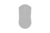 Muis - WLMouse BEAST G Medium Wireless - Gaming muis - Optisch - 5 knoppen - Wit - BG-M-WHITE