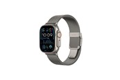 Smartwatch - Accessoires - AmazingThing Titan Premium Metal Band for AppleWatch 38/40/41/42/44/45/46/49 mm - Silver - TSL46SV