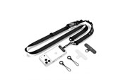 Mobiel - Overige accessoires - Tech-Protect  C9S Rope Crossbody Phone Lanyard - Black - 5906302339655