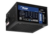Voeding - Akyga Classic Series AK-C1-500 - power supply - 500 Wh Voeding - 500 Watt - 120 mm - ATX 2.31 - 80 Plus 80 PLUS - AK-C1-500