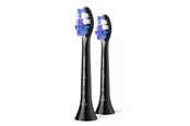 Elektrische tandenborstel - Philips Tandenborstelkoppen Sonicare S2 Sensitive HX6052 - replacement brushhead - black - HX6052/88
