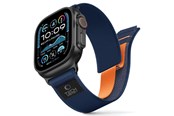 Smartwatch - Accessoires - Tech-Protect Nylon Elite Strap for Apple Watch 44 / 45 / 46 / 49 mm - Navy Orange - 5906302339952