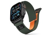 Smartwatch - Accessoires - Tech-Protect Nylon Elite Strap for Apple Watch 44 / 45 / 46 / 49 mm - Green & Orange - 5906302339969