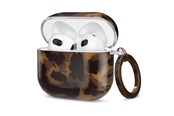 Mobiel - Covers & Cases - Tech-Protect Lamano Case for AirPods 4 - Brown and Black - 5906302352517