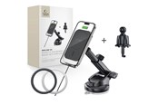Mobiel - Adapters & Opladers - Tech-Protect MM15W-V9 Car Mount with MagSafe for Dashboard and Ventilation Grille 15W - Black - 5906302380695