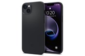 Mobiel - Covers & Cases - Spigen Silicone Fit Mag Case with MagSafe for iPhone 14 Plus - Black - 21223-0