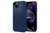 Mobiel - Covers & Cases - Spigen Silicone Fit Mag Case with MagSafe for iPhone 14 Plus - Blue - 21224-0