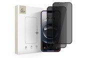 Mobiel - Beschermend glas - Tech-Protect Anti Spy Glass Pro+ 2-pack Privacy Glass for iPhone 17e / 16e / 14 / 13 Pro / 13 - Black - 5906302360130