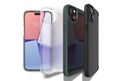 Mobiel - Covers & Cases - Spigen Crystal Hybrid iPhone 15 Plus Case - Clear Blue - Spigen Crystal Hybrid, navy blue - iPhone 15 Plus