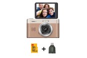 Fototoestel - KODAK Pixpro Friendly Zoom C1 Brown + Dongle - Compact Digital Camera - C1BN3 Brown