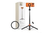 Mobiel - Overige accessoires - Tech-Protect L10S Bluetooth Tripod Selfie Stick - Black & Orange - 5906302352807